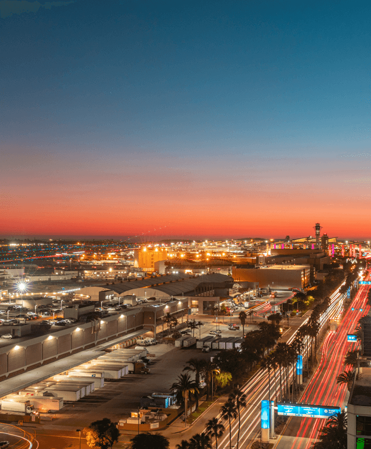 LA Overlook at Night